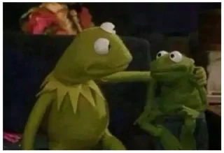 ✌️ emoji Kermit Telegram sticker 18 of 55
