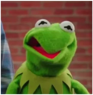 🥴 emoji Kermit Telegram sticker 10 of 55