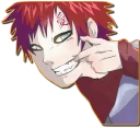 😁 emoji Sabaku no Gaara [รקร] Telegram sticker 22 of 120
