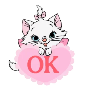 Sticker from Disney Marie😻 @MochaStickers
