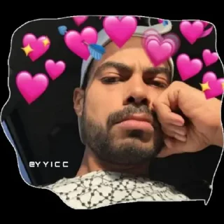 ❤️ emoji BY @YYICC @EbnHussein1😍 Telegram sticker 1 of 30