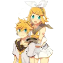 😄 emoji Kagamine Rin/Len @Nekostickerss Telegram sticker 24 of 120