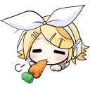 😌 emoji Kagamine Rin/Len @Nekostickerss Telegram sticker 22 of 120
