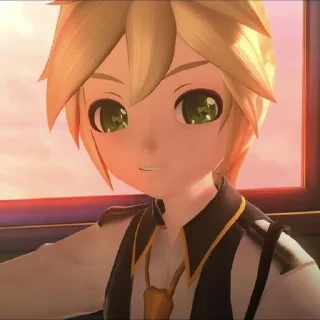 ⭐ emoji ~ Kagamine Len ~ Telegram sticker 22 of 47