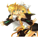 😁 emoji Kagamine Rin/Len @Nekostickerss Telegram sticker 19 of 120