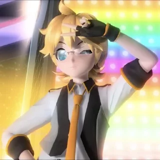 ⭐ emoji ~ Kagamine Len ~ Telegram sticker 19 of 47