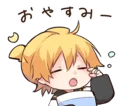 Sticker from KAGAMINE LEN and KAGAMINE RIN