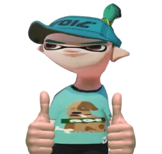 Sticker from cursed splatoon images