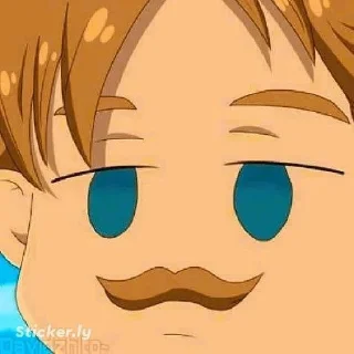 😒 emoji Escanor Imp Telegram sticker 6 of 35