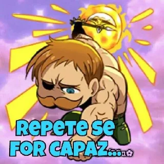 💋 emoji Escanor Imp Telegram sticker 5 of 35