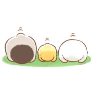 🙇‍♀️ emoji Soft and Cute Chick (Spring) Telegram sticker 16 of 40