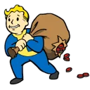 😼 emoji Fallout Telegram sticker 15 of 30