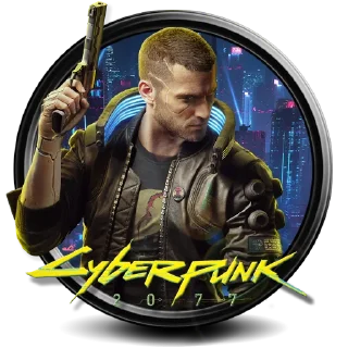 😀 emoji cyberpunk Telegram sticker 1 of 11