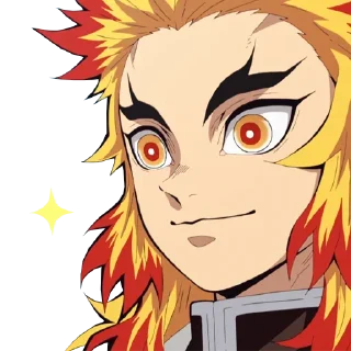 🙂 emoji Rengoku @H4shira Telegram sticker 2 of 60
