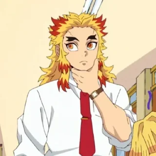 🤔 emoji Rengoku @H4shira Telegram sticker 7 of 60