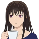 😒 emoji Anime Reactions Telegram sticker 15 of 35