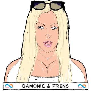 🍈 emoji Damonic&frens Telegram sticker 15 of 48