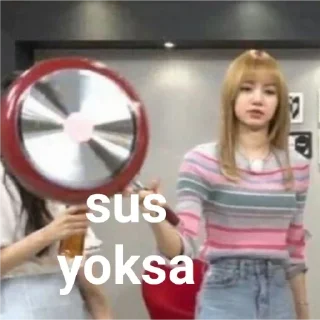 🙂 emoji lisa Telegram sticker 8 of 31