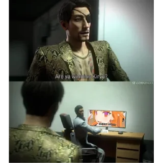 Sticker from Yakuza dank