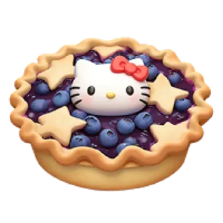 🥧 emoji Hello Kitty Telegram sticker 14 of 30
