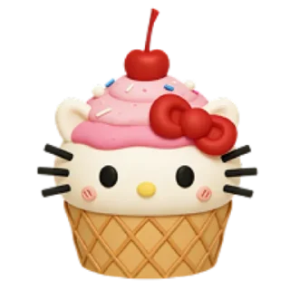 🧁 emoji Hello Kitty Telegram sticker 21 of 30