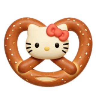 🥨 emoji Hello Kitty Telegram sticker 6 of 30