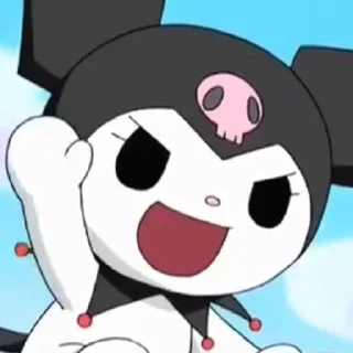 ❤ emoji Kuromi最强 @fljss Telegram sticker 6 of 107