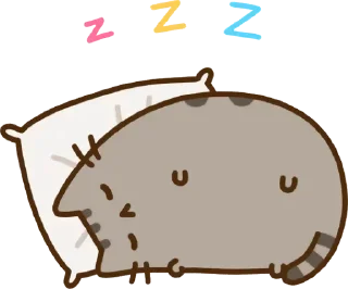 💤 emoji Pusheen Telegram sticker 13 of 60