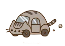 🚘 emoji Pusheen Telegram sticker 12 of 34