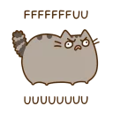 😡 emoji Pusheen Telegram sticker 14 of 34