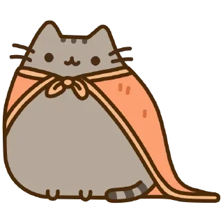 🦸 emoji Pusheen Telegram sticker 11 of 60