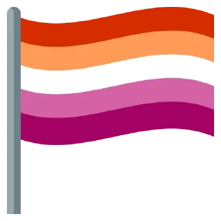 Sticker from Pride emoji flags