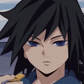 😕 emoji Giyuu Tomioka Telegram sticker 8 of 66