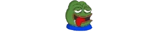 😐 emoji tiny Pepe @Officialir 😝 Telegram sticker 20 of 75