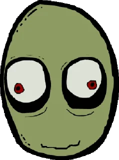 🙂 emoji Salad Fingers Telegram sticker 2 of 30