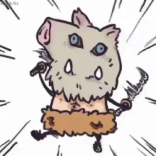 🐗 emoji 🎥  Cringe KNY  (@TodorokiShouto) Telegram sticker 18 of 25