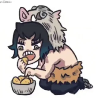 😐 emoji 🎥  Cringe KNY  (@TodorokiShouto) Telegram sticker 10 of 25