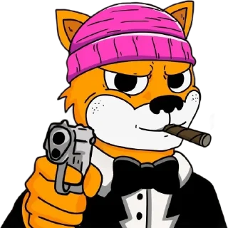 🔫 emoji Shibwifhat - the wif killer Telegram sticker 11 of 75