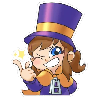 👍 emoji A Hat in Time Telegram sticker 5 of 36