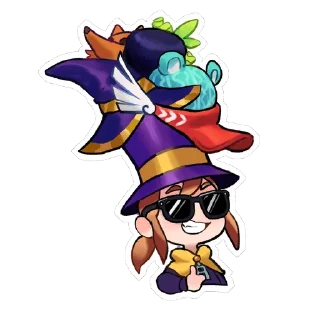 😝 emoji A Hat in Time Telegram sticker 18 of 36