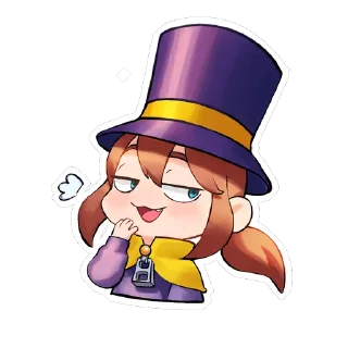 😏 emoji A Hat in Time Telegram sticker 13 of 36