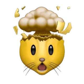 🤯 emoji Cose che gli esplode la testa Telegram sticker 11 of 26