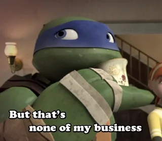 Sticker from TMNT 2012