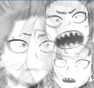 🤯 emoji bnha reactions Telegram sticker 10 of 32