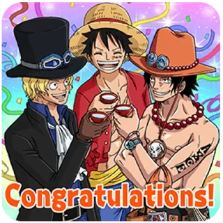 Sticker from ONE PIECE@Nekostickerss