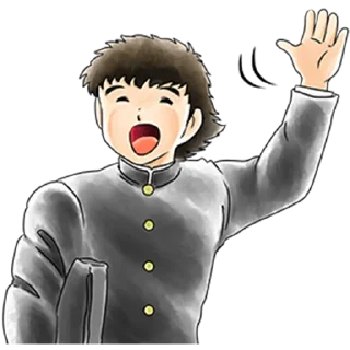 👋 emoji CAPTAIN TSUBASA @Nekostickerss Telegram sticker 11 of 41