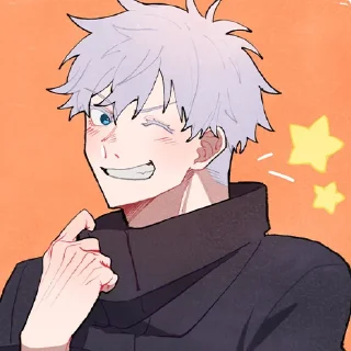 😉 emoji All Gojo (@TodorokiShouto) Telegram sticker 10 of 43