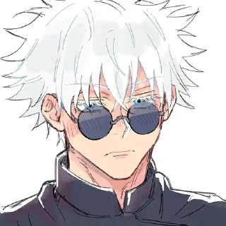 😕 emoji All Gojo (@TodorokiShouto) Telegram sticker 1 of 43