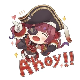 ❤ emoji ⌜ Marine 💛❤ ⌟ ᨒ @KurumiFan ⛩️ Telegram sticker 23 of 120