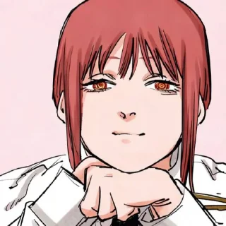 ⛓ emoji makima♡︎ @stickerspackanime Telegram sticker 8 of 60
